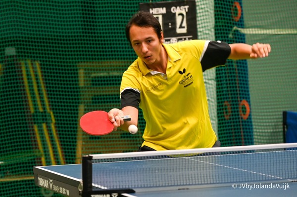 Eerste herenteam Scyedam wint van koploper Hilversum