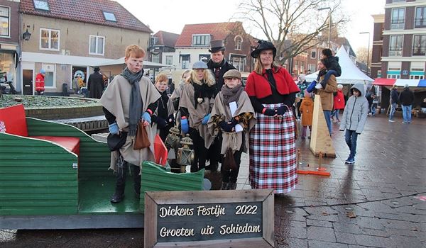 Dickens Festijn Schiedam 2023 op zaterdag 16 december