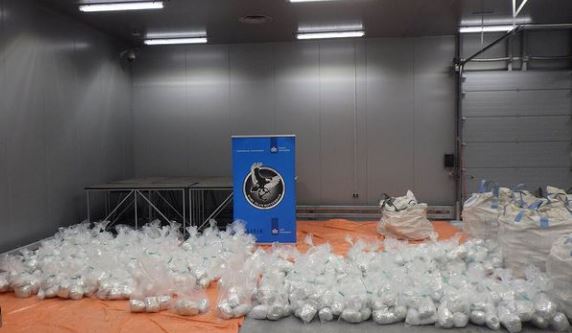 Douane doet in het havengebied recordvangst heroïne van 45 miljoen euro