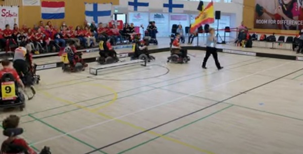 Wedstrijddag Powerchairhockey in Margriethal Schiedam