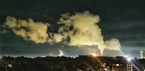 DCMR ontvangt stroom aan klachten over fakkel in Pernis