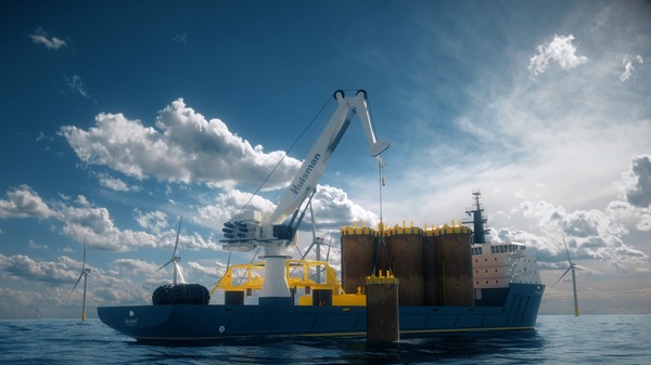 Huisman: twee Knuckle Boom Kranen voor Olympic Group