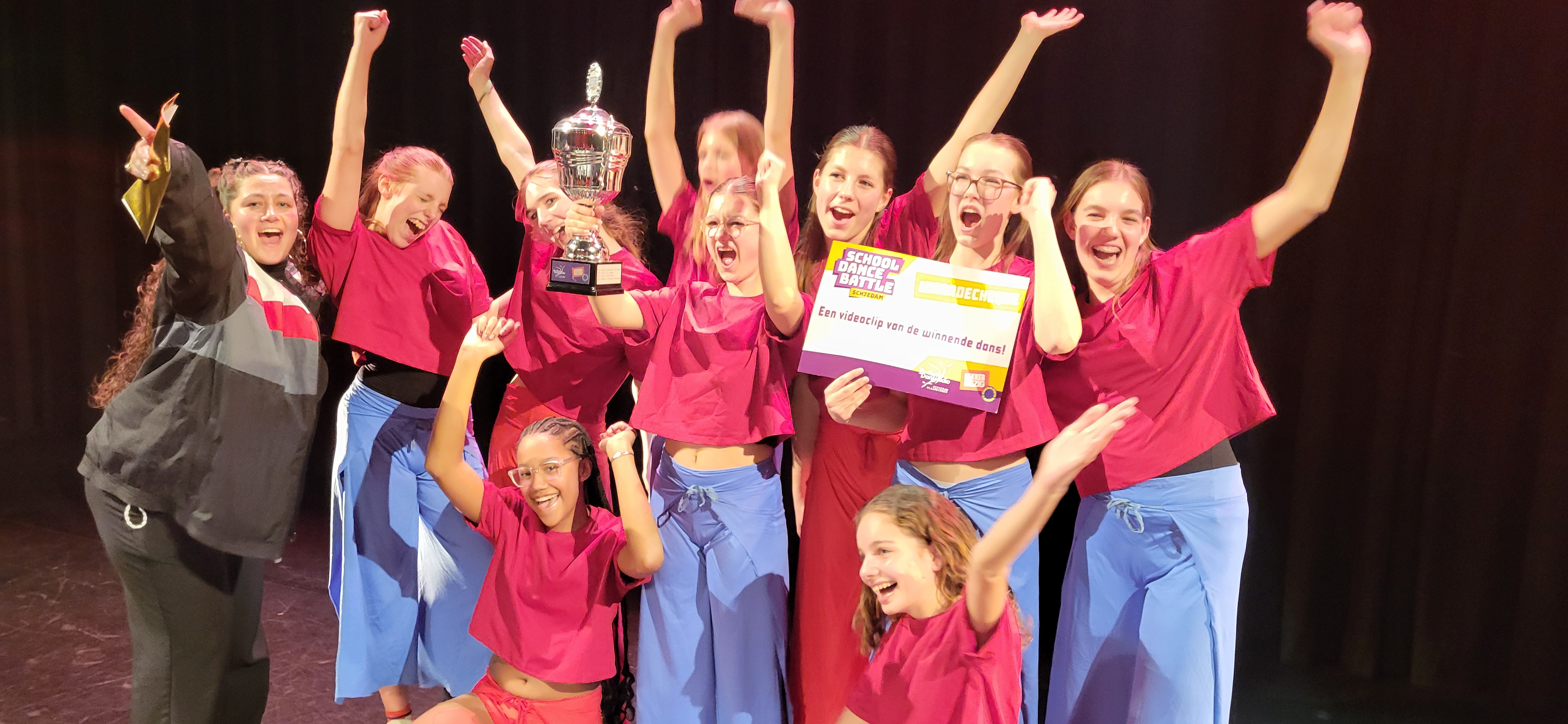 Lyceum Schravenlant wint de Dance Battle 2024