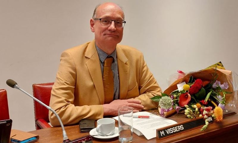 Marcel Vissers is geïnstalleerd als hoogheemraad Delfland