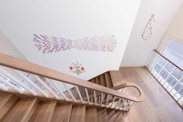 Nieuwe kunstwerken in het trappenhuis van het Stedelijk Museum Schiedam