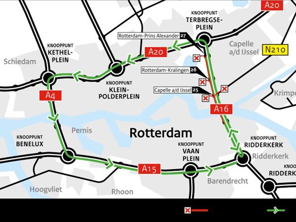 Op vakantie of gewoon naar het zuiden? Plan je route!