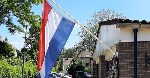 'Geslaagd voor mijn diploma, de vlag gaat uit, hoera!'