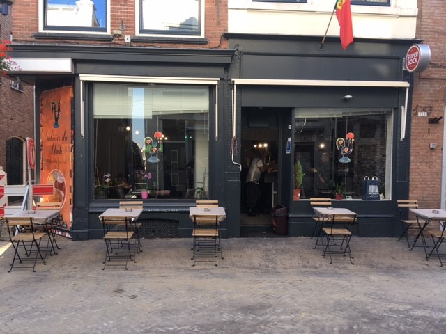 Op zaterdag is het werk afgemaakt en kon terras toch naar buiten