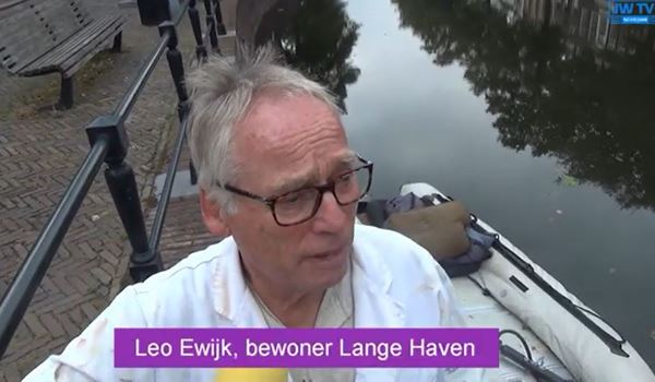 Schrik om bewegingloze man in bootje op Lange Haven