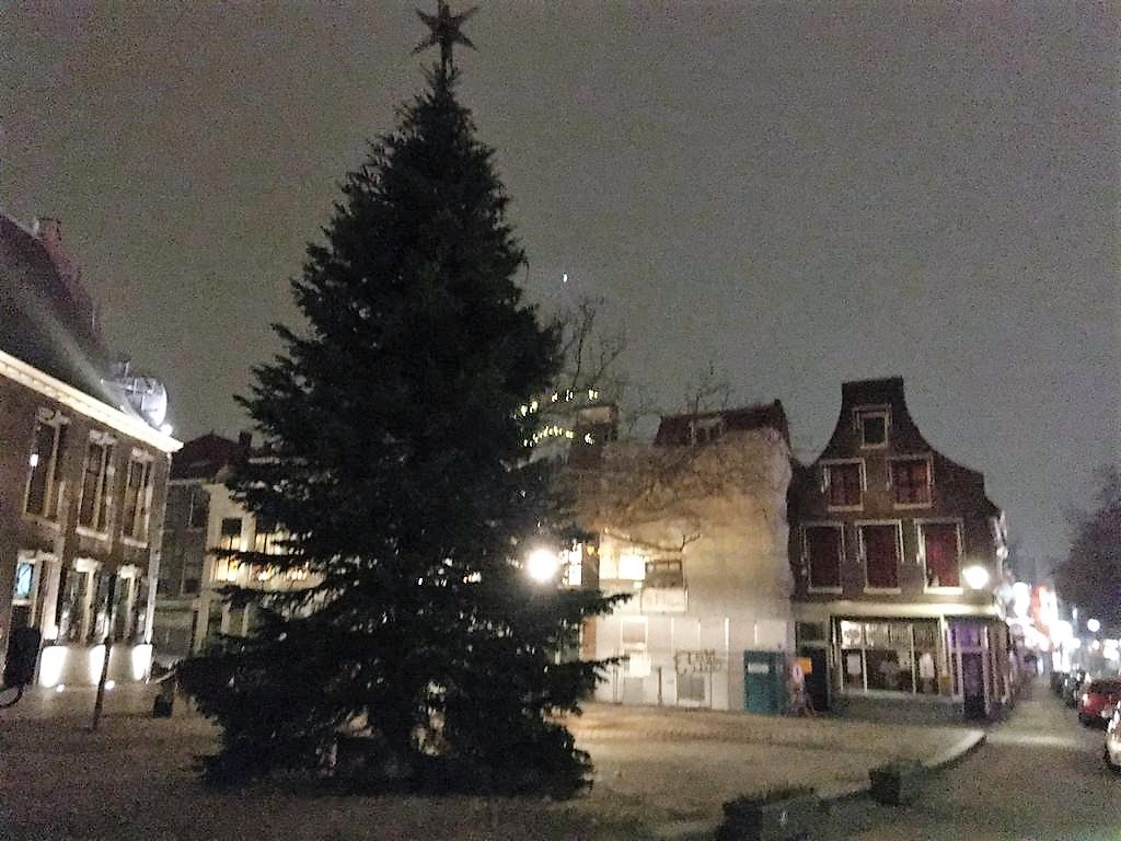 Ook op Grote Markt staat grote kerstboom