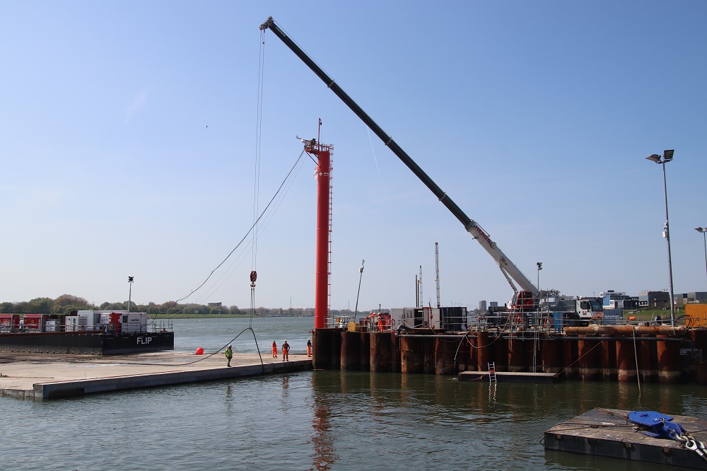 Afzinken 2e tunneldeel Blankenburgverbinding  
