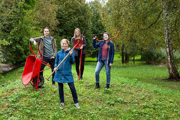 Jongeren komen in actie voor de natuur 