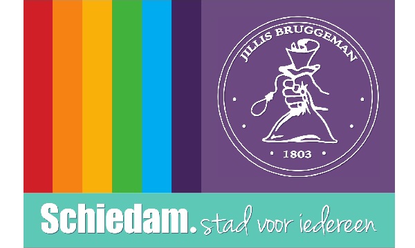 Wethouder Ruseler hijst straks deze nieuwe Regenboogvlag