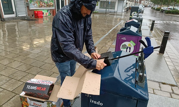 Bewoners kunnen Kartonhulp testen voor klein maken van dozen