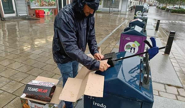Bewoners kunnen Kartonhulp testen voor klein maken van dozen