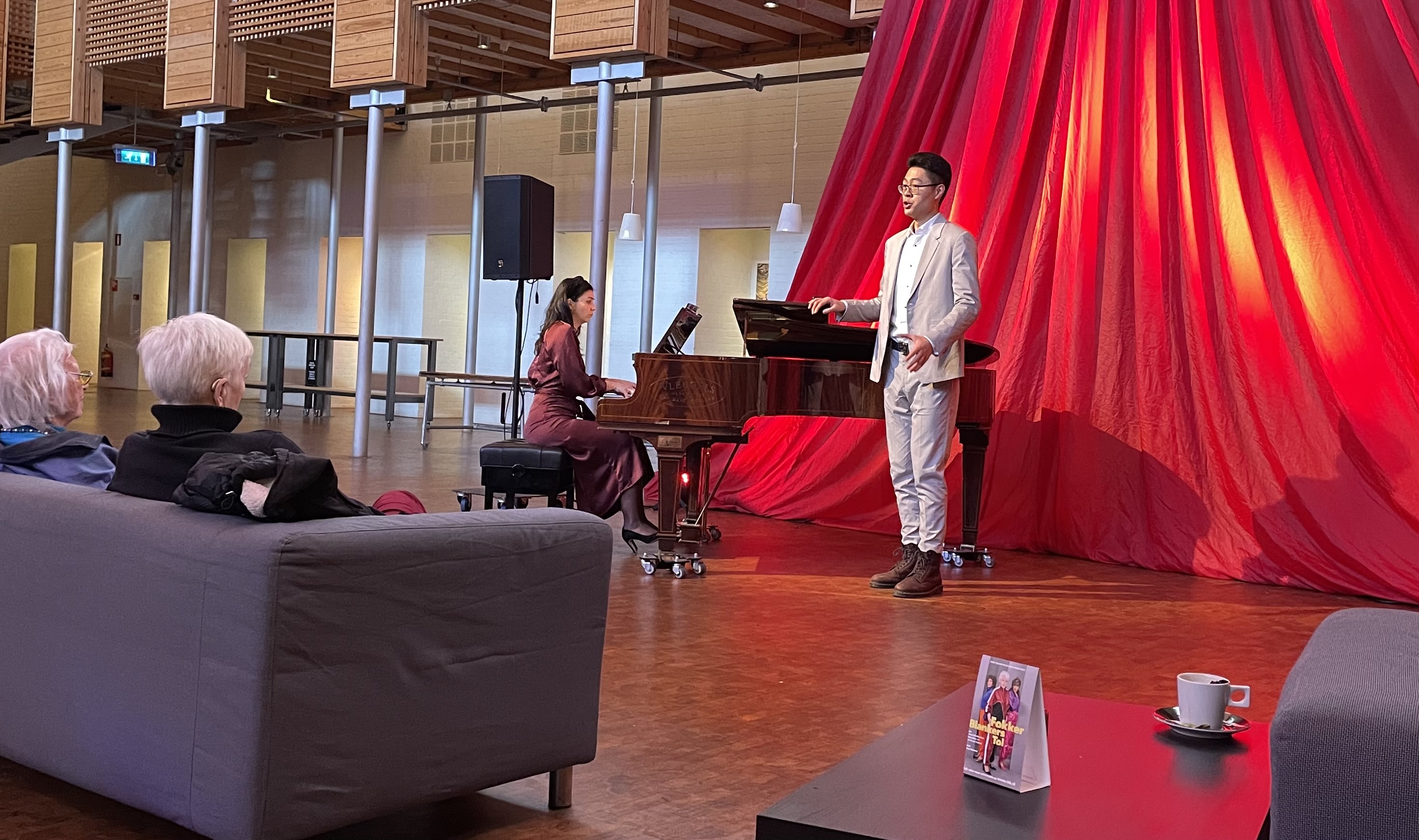 Gratis lunchconcert in Theater aan de Schie met bariton en pianiste