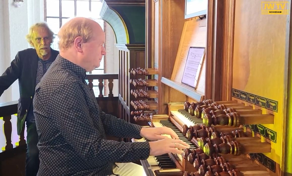 Blues Festival Schiedam begon op grote kerkorgel