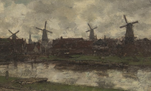Museum krijgt 'De vier windmolens' van vermaarde schilder Jacob Maris