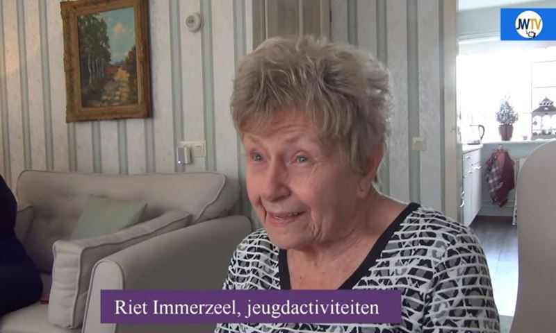 Riet Immerzeel - bekend van Jeugdland - is 85 jaar geworden