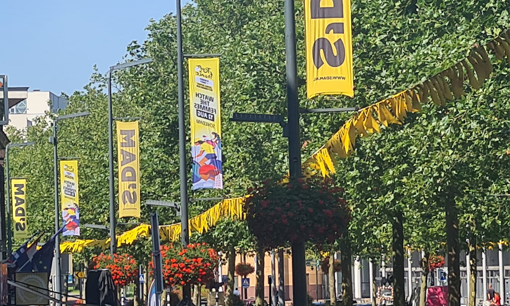 Schiedam kleurt geel; fietsen maar!