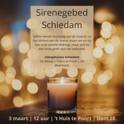 Sirenegebed Inloophuizen Schiedam