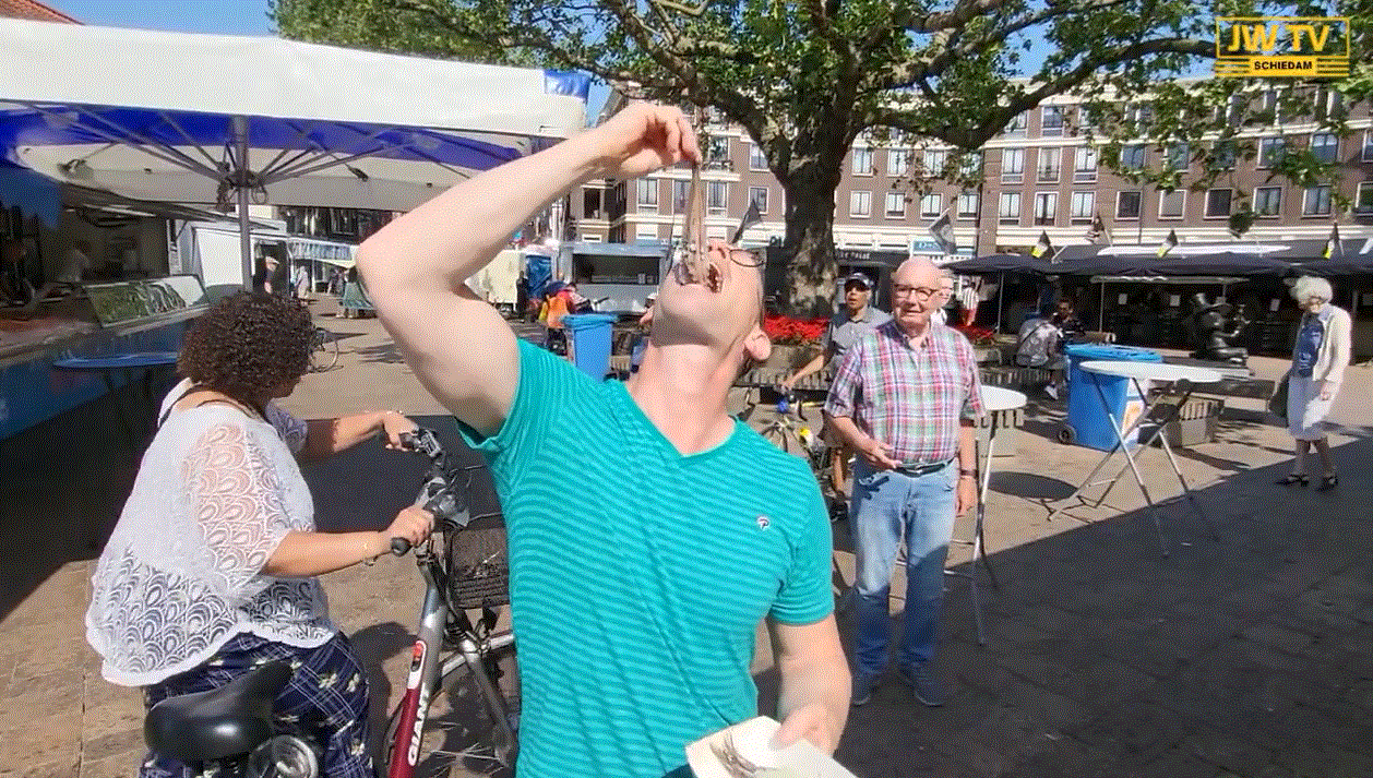 Na 10 dagen vertraging is de nieuwe haring er