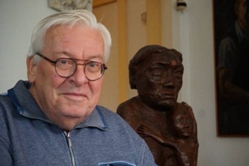 Piet van Stuivenberg hakte in ‘de Put’ aan de Rotterdamsedijk