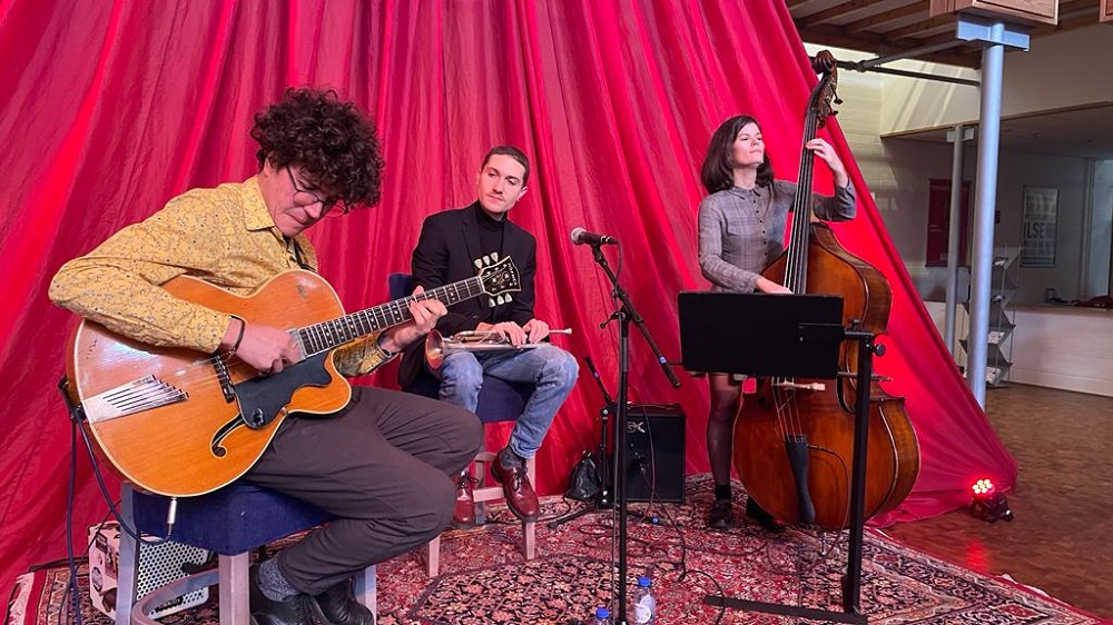 Jazz met het Gyoza Trio op Lunchconcert