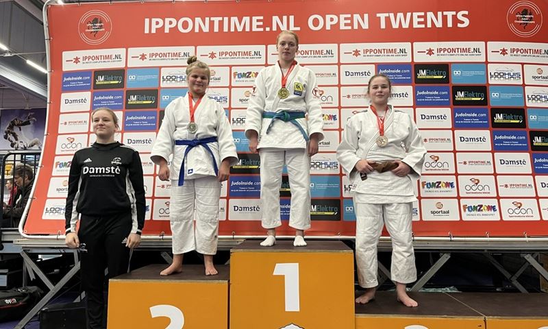 Vijf gouden medailles voor judoka's op 'Open Twents'