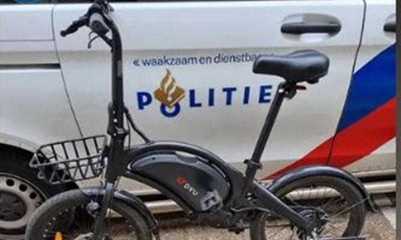 Politie is op zoek naar eigenaar van dit elektrische fietsje