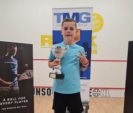 Sem van Hees is squashkampioen TMG jeugdtour