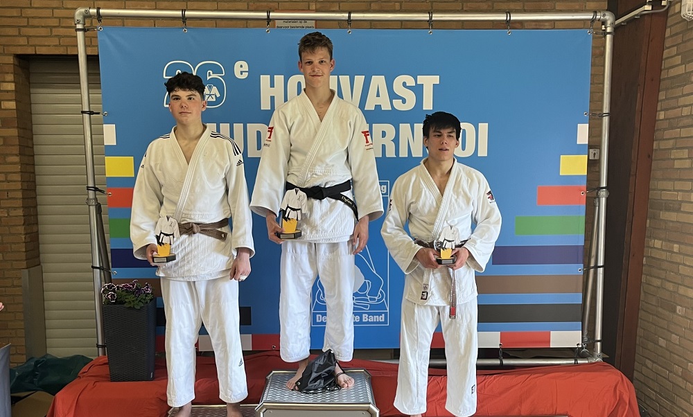 Goede prestaties Schiedamse judoka's op Houvast-toernooi