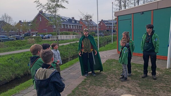 Een ridder in Schiedam