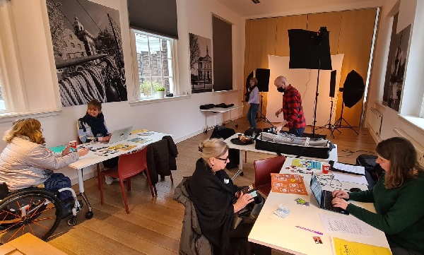 Fotosessie museum met inwoners uit Centrum in de Korenbeurs