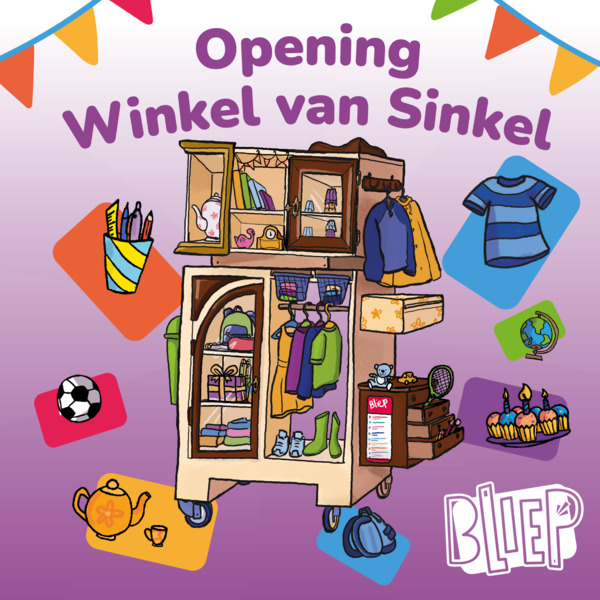 Op woensdag 12 juni opent de Bliep Winkel van Sinkel op De Klinker