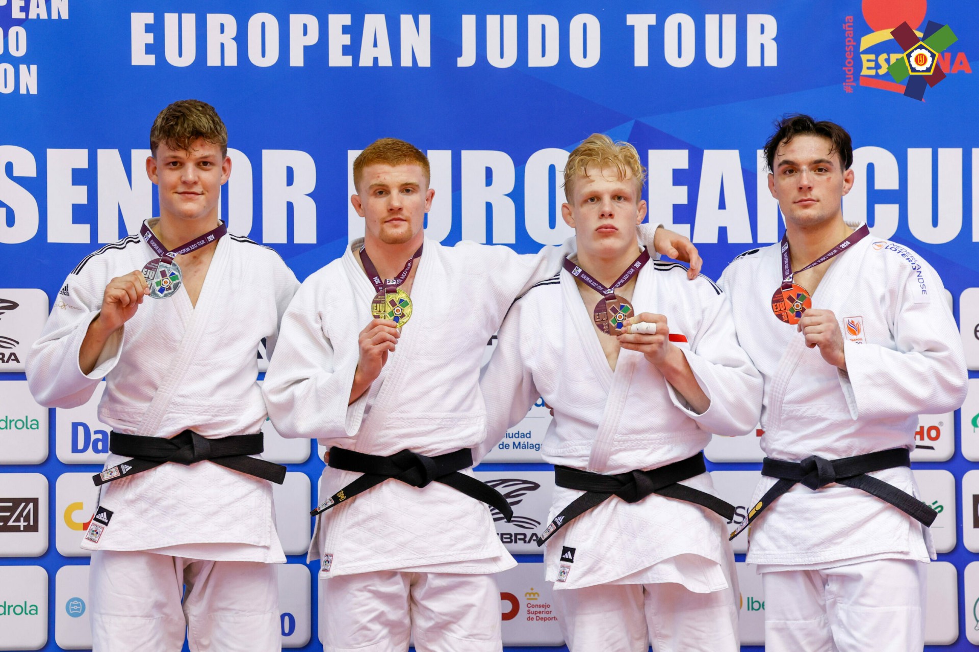 Dylan Jansen wint zilver op European Judo Cup in Malaga