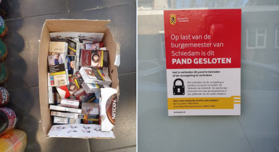 Autoriteiten sluiten buurtsuper waarin gestolen en illegale goederen