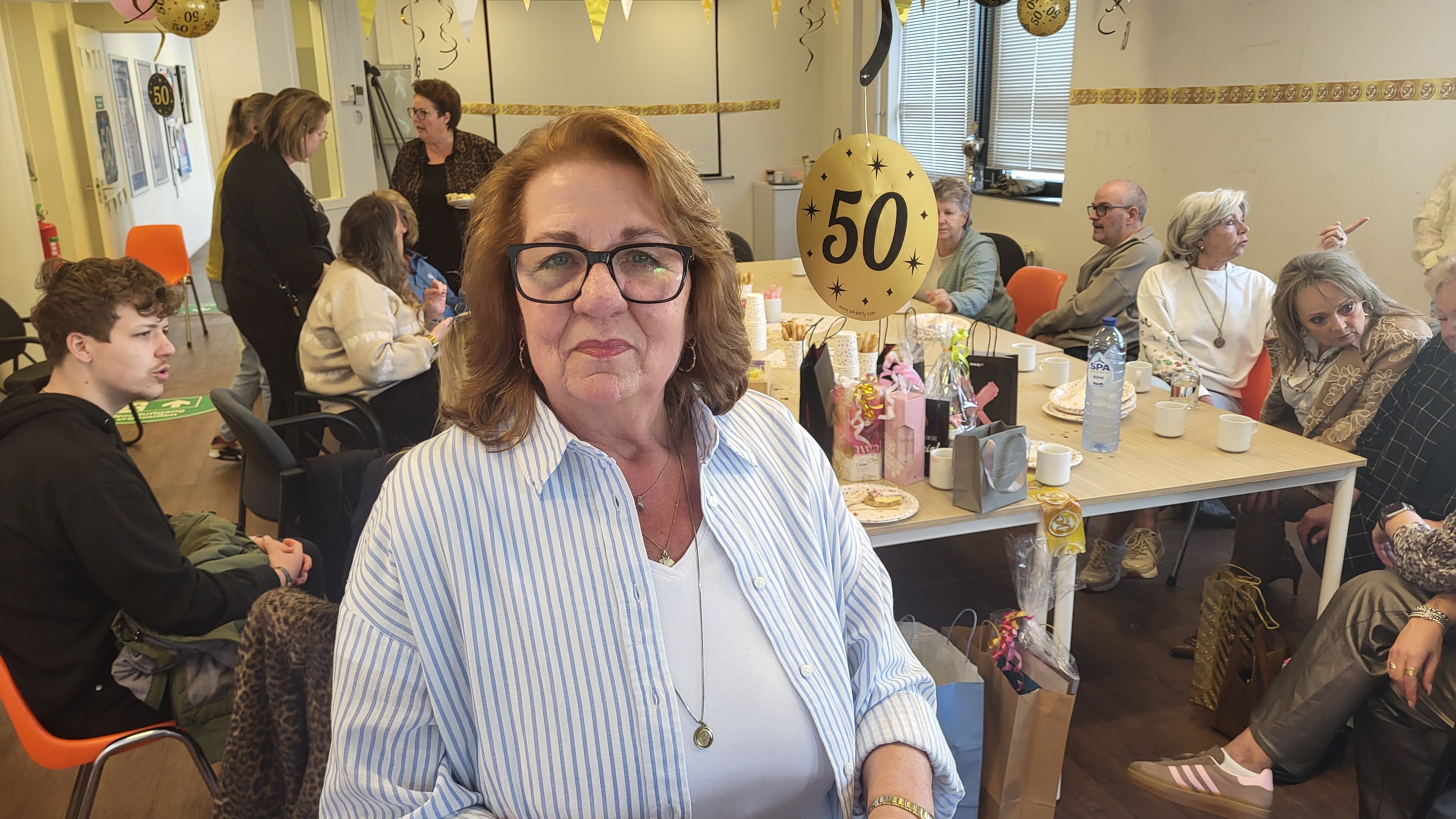 Julia Leermakers al 50 jaar cassiere bij Albert Heijn