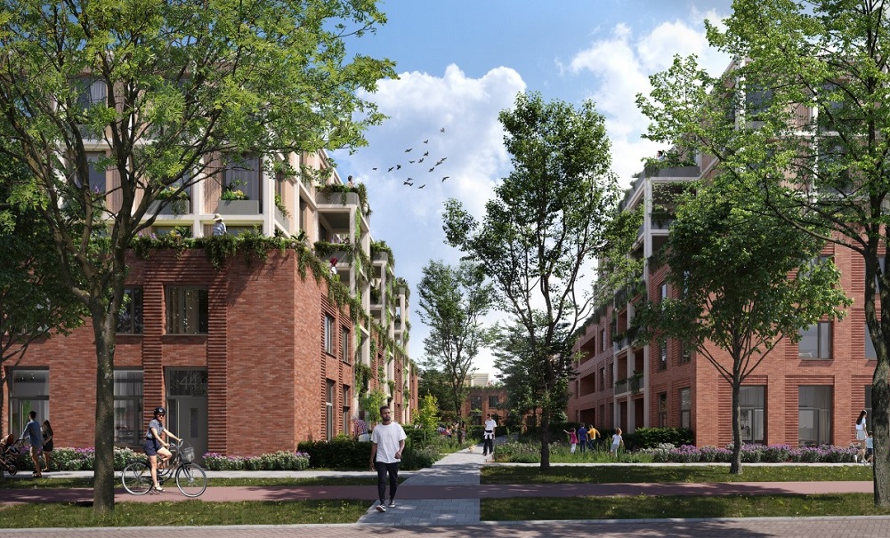 75 appartementen en 65 eengezinswoningen