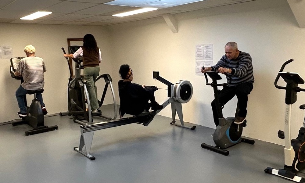 Dagelijks fitnessen en ook dansen in de Groenelaan