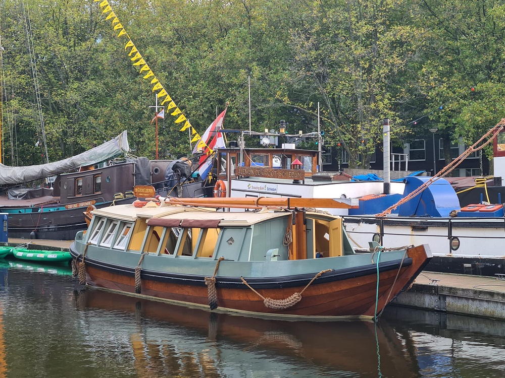 Vanochtend vanuit Schiedam met de trekschuit naar Overschie