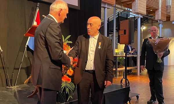 Mohamed El Gharnatï is benoemd tot Lid in de Orde van Oranje Nassau