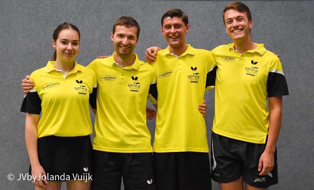 Weer ruime winstpartij Scyedam tafeltennis