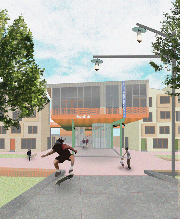 Zo kan een nieuw Winkelcentrum Spaland eruit zien