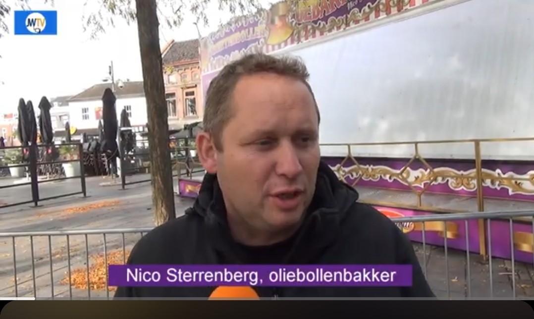 Oliebollenbakker Nico Sterrenberg is er klaar voor