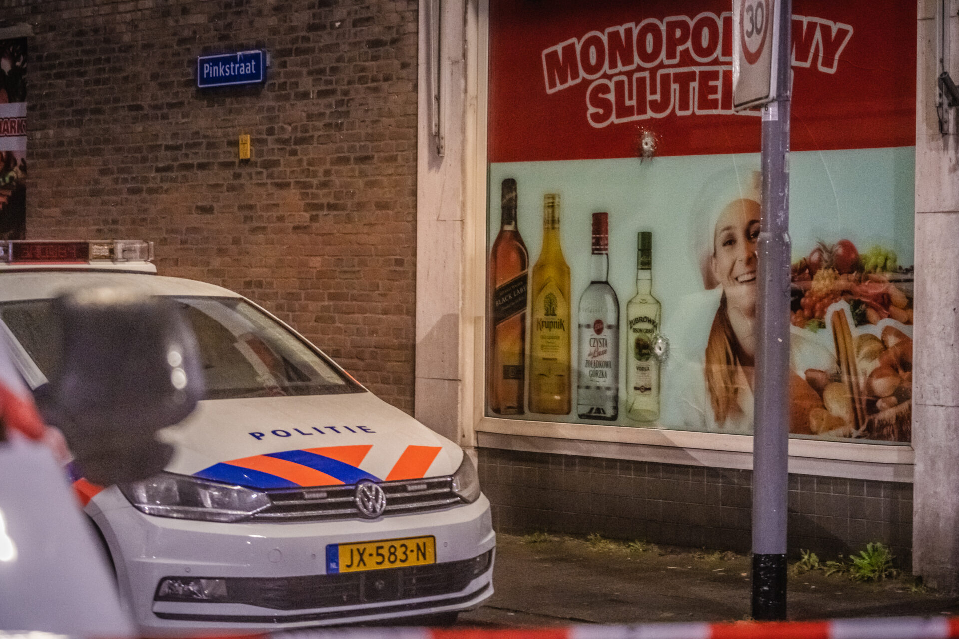 Vanochtend man (21) aangehouden voor gisteravond beschieten Poolse slijterij
