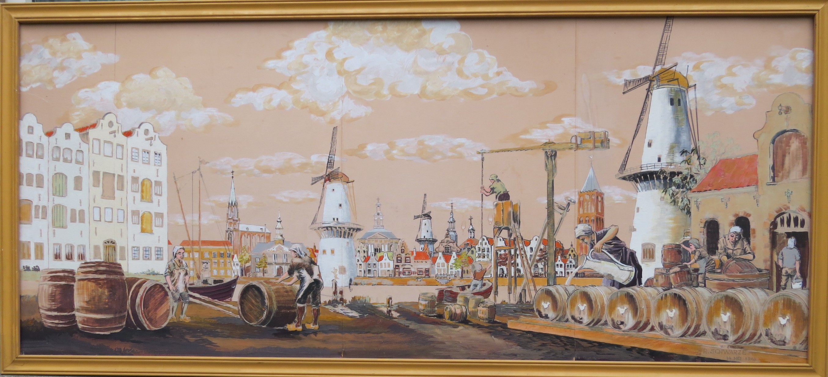 Een bijzonder schilderij keert terug in Schiedam