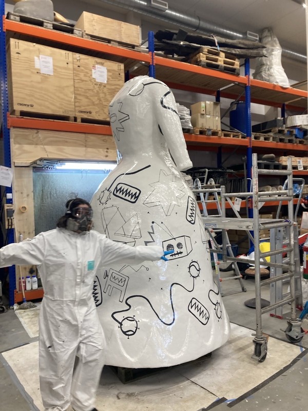 Kunstwerk De Jurk keert vernieuwd terug 