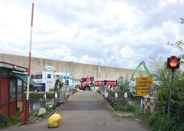 Rolbrug over de Schie een week afgesloten
