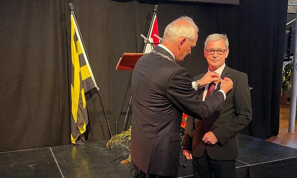 Rob Poels is benoemd tot Lid in de Orde van Oranje Nassau